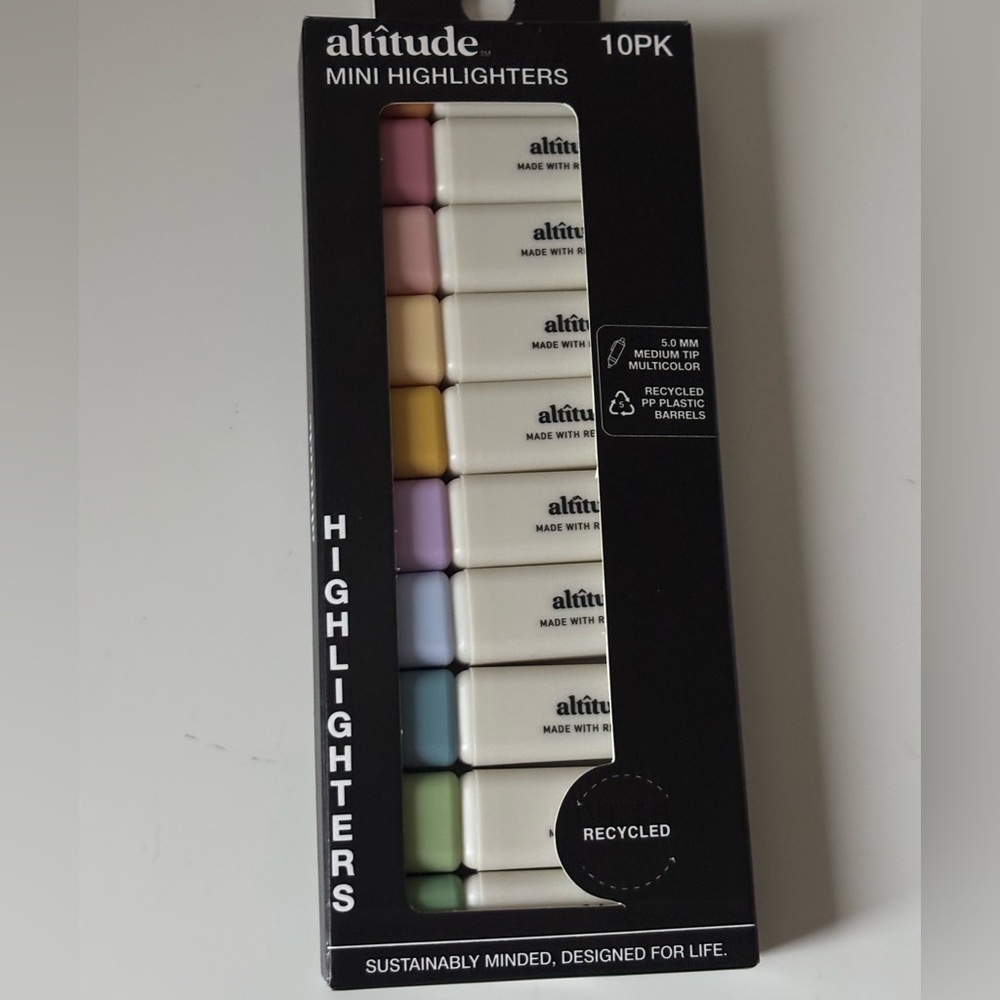 Altitude 10 pack Mini Highlighter Set